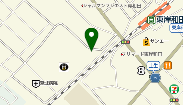 ヤマハ音楽教室三木楽器東岸和田センターの地図画像