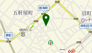 OSAKAギターセンターの地図画像