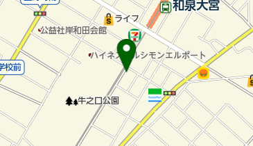 毛糸花工房の地図画像