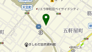 羽田呉服店の地図画像