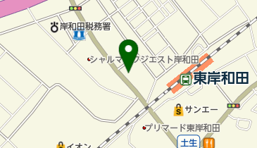 デフィー東岸和田店の地図画像