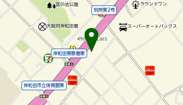 フィッシングマックス岸和田店の地図画像
