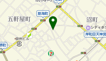 あずま美容室の地図画像