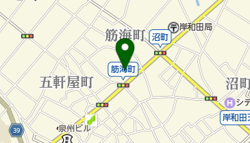 日本生命保険相互会社 岸和田支社の地図画像