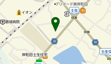 リバージュ東岸和田店の地図画像