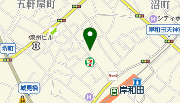 クマモト洋品の地図画像