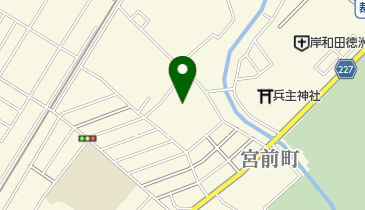 岸和田市役所 男女共同参画センターの地図画像