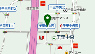 豊中市立 千里公民館の地図画像