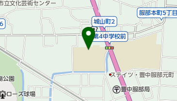 豊中市立 中豊島コミュニティプラザの地図画像