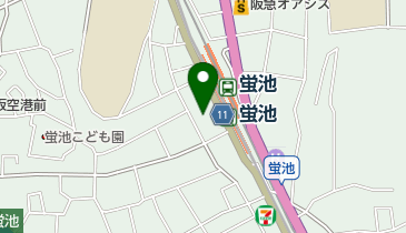 豊中市立 螢池公民館の地図画像