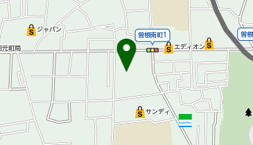 曽根会館の地図画像