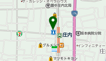 進学教室志学館 庄内駅前教室の地図画像