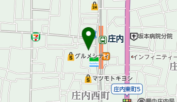 拳法北道院の地図画像