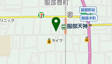 青樹書道教室の地図画像