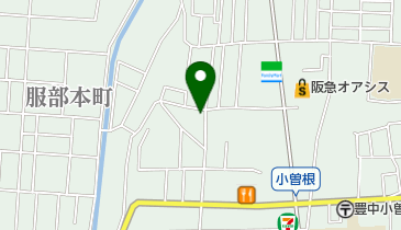 豊中バプテスト教会の地図画像