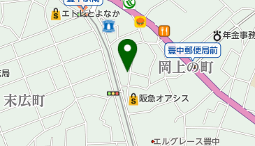 みよしやクリーニング店の地図画像