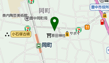 岡町商店街振興組合の地図画像