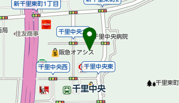 アイシティ千里中央の地図画像