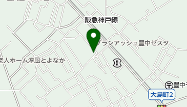 産経新聞 庄内西専売所の地図画像