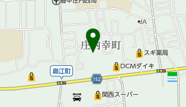 庄内神社の地図画像