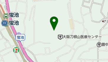 国立病院機構刀根山病院(独立行政法人)の地図画像