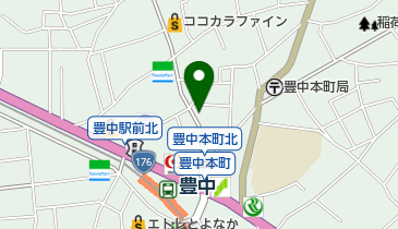 とよなか薬局の地図画像