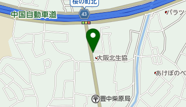 藍花の地図画像