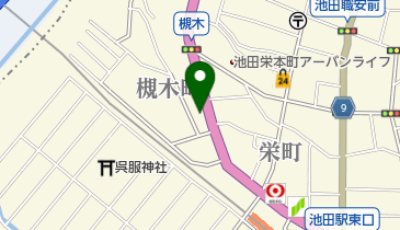 有限会社西和商店の地図画像