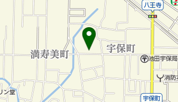 片岡デンキ池田店の地図画像