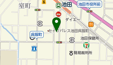 カワイ音楽教室池田センターの地図画像