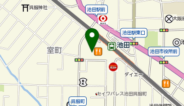 西山靴研究所の地図画像