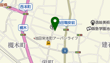 はり栄の地図画像