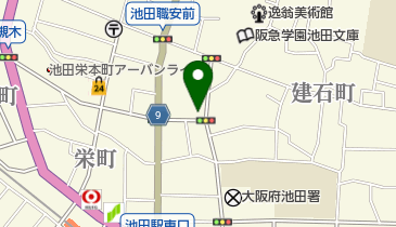 肥爪表具店の地図画像