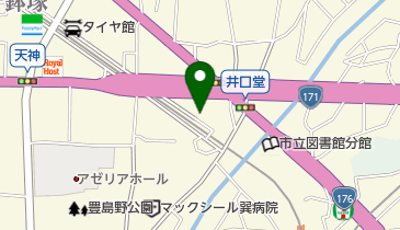 クローバー薬局石橋店の地図画像
