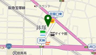 割烹音羽池田総本店の地図画像