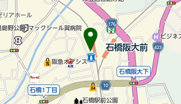 千鳥屋宗家 阪急石橋店の地図画像