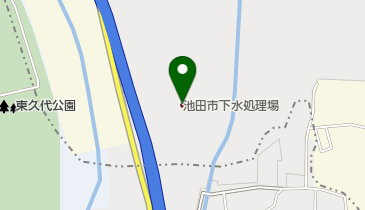 池田市役所 下水処理場の地図画像