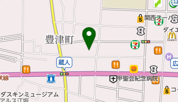 ヒビノ株式会社ヒビノビジュアルビジュアル大阪の地図画像