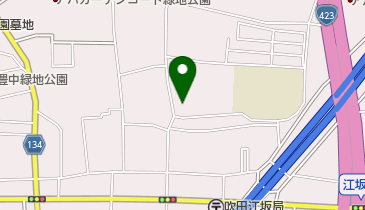 江坂町公民館の地図画像