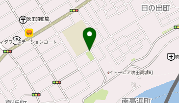 吹田市 吹三地区公民館の地図画像