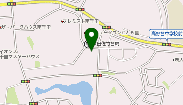 吹田市 佐竹台市民ホールの地図画像