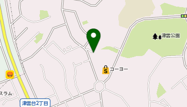 吹田市 津雲台市民ホールの地図画像