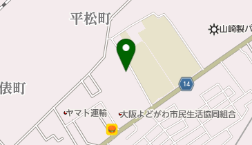 小西咲株式会社 吹田工場の地図画像
