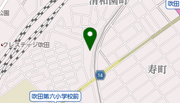 アライアンス大阪キリスト教会の地図画像