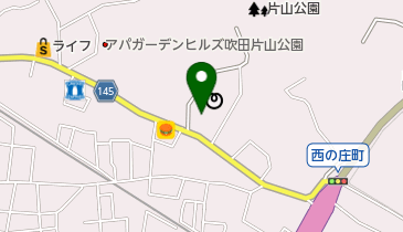 カトリック吹田教会の地図画像