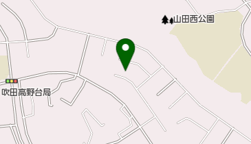 南千里バプテスト教会の地図画像