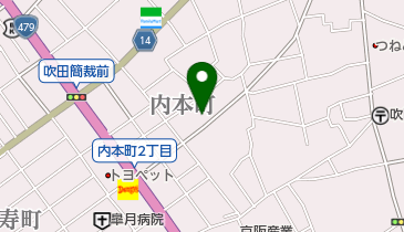 岩本工業株式会社の地図画像