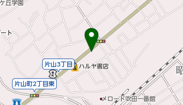 中西金物店の地図画像