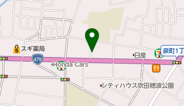 リップスサーフショップの地図画像