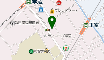 岸野サイクルの地図画像